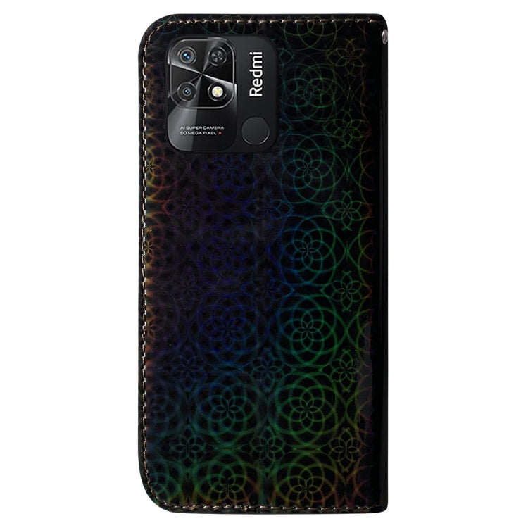 For Xiaomi Redmi 10C Colorful Magnetic Buckle Leather Phone Case