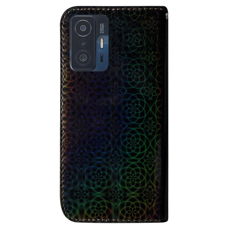 For Xiaomi 11T / 11T Pro Colorful Magnetic Buckle Leather Phone Case
