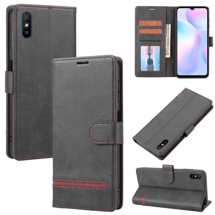 For Xiaomi Redmi 9A Classic Wallet Flip Leather Phone Case