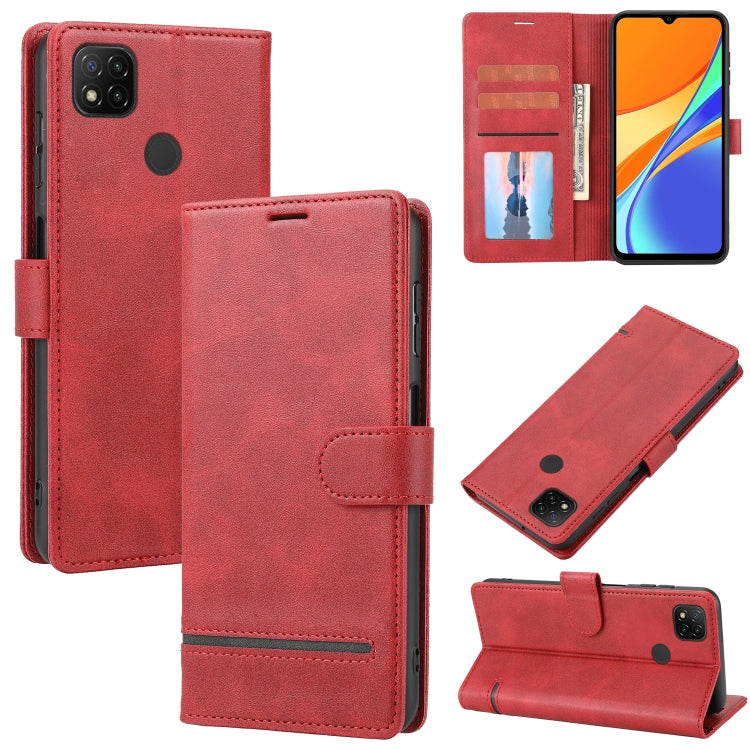 For Xiaomi Redmi 9C Classic Wallet Flip Leather Phone Case