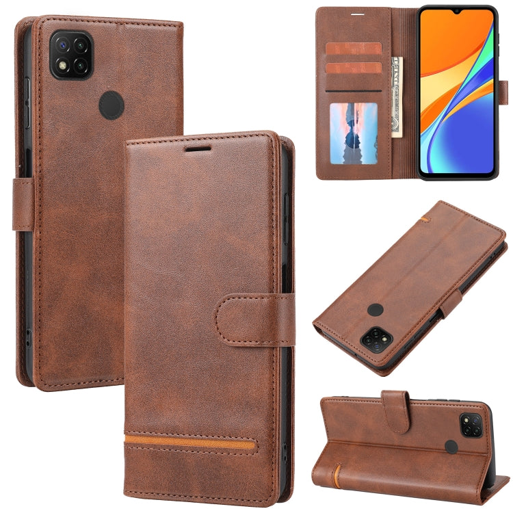 For Xiaomi Redmi 9C Classic Wallet Flip Leather Phone Case