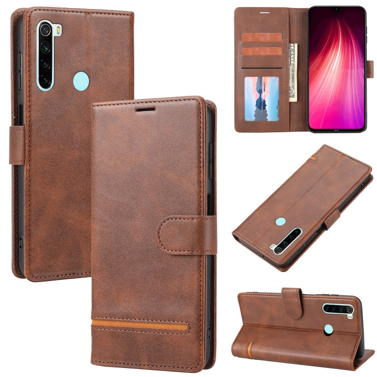 For Xiaomi Redmi Note 8 Classic Wallet Flip Leather Phone Case