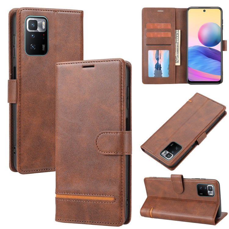 For Xiaomi Poco X3 GT/Redmi Note 10 Pro 5G CN Classic Wallet Flip Leather Phone Case