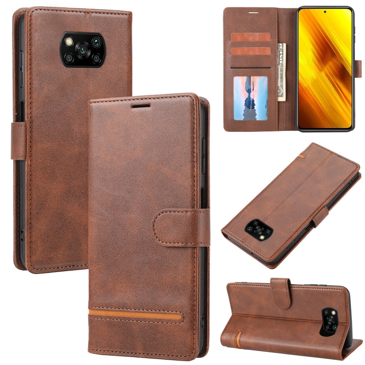 For Xiaomi Poco X3 NFC Classic Wallet Flip Leather Phone Case