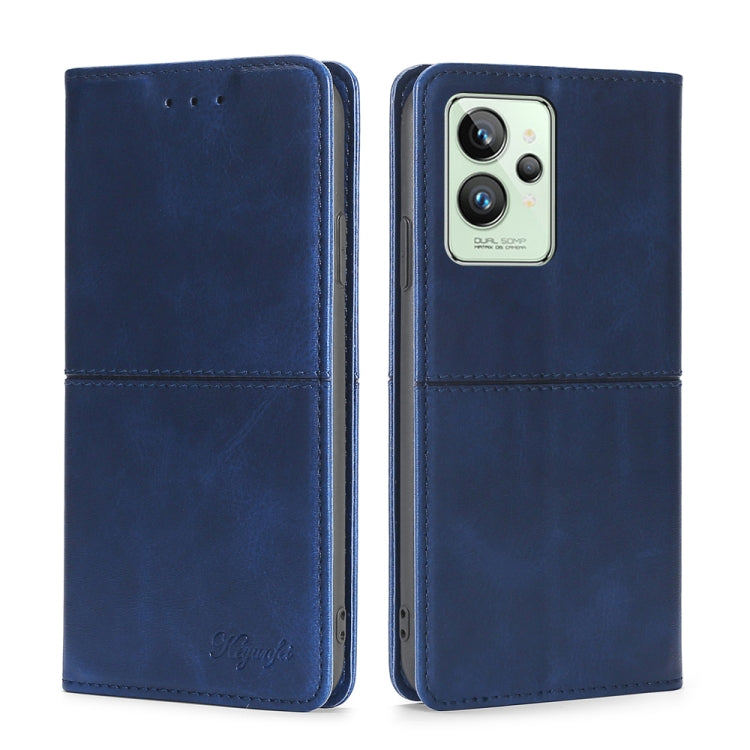 For OPPO Realme GT2 Pro Cow Texture Magnetic Horizontal Flip Leather Phone Case