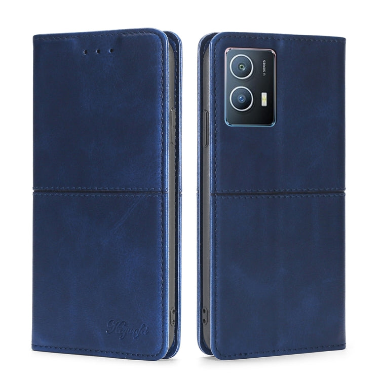 For vivo iQOO U5 5G Cow Texture Magnetic Horizontal Flip Leather Phone Case