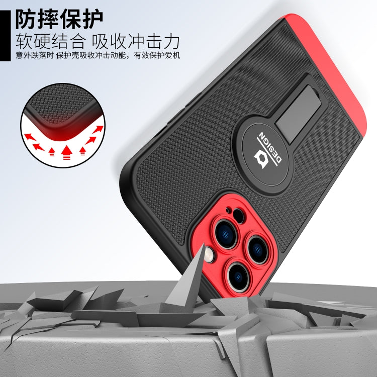 For iPhone 12 Pro Small Tail Holder TPU+PC Phone Case