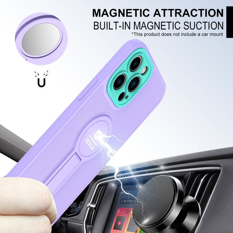 For iPhone 12 Pro Small Tail Holder TPU+PC Phone Case