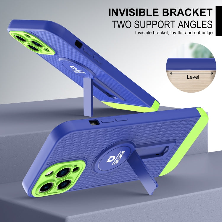 For iPhone 12 Pro Max Small Tail Holder TPU+PC Phone Case