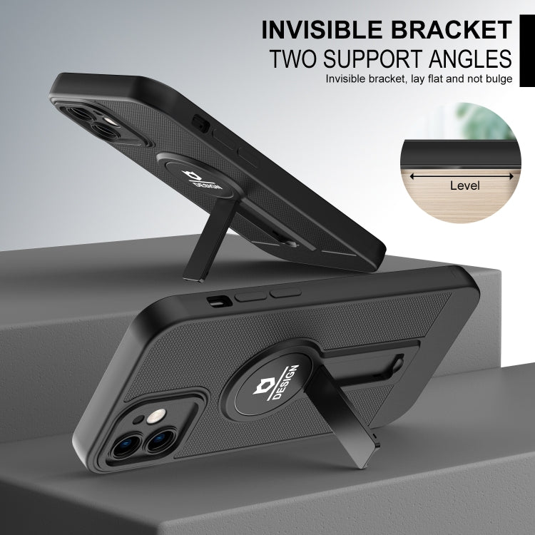 For iPhone 11 Small Tail Holder TPU+PC Phone Case