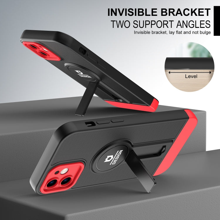 For iPhone 11 Small Tail Holder TPU+PC Phone Case