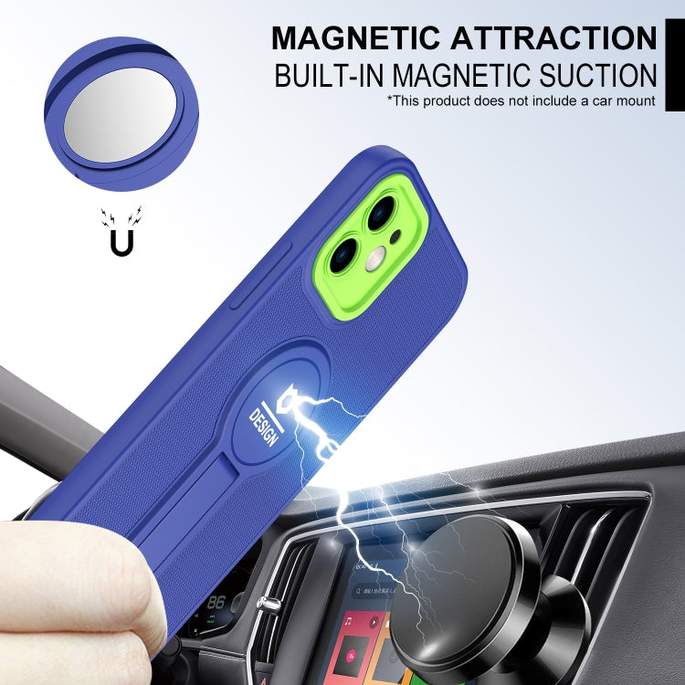 For iPhone 11 Small Tail Holder TPU+PC Phone Case