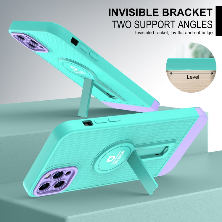 For iPhone 11 Pro Small Tail Holder TPU+PC Phone Case