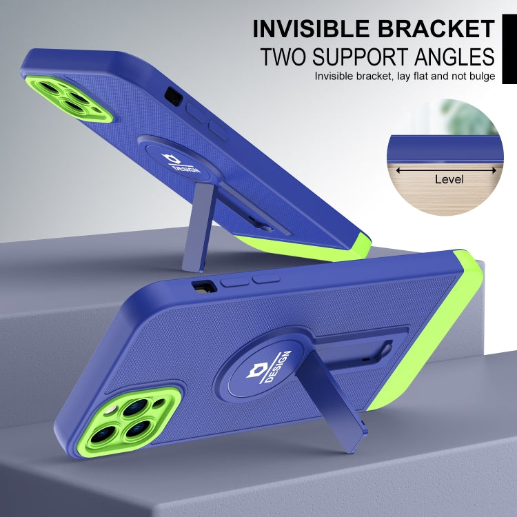 For iPhone 11 Pro Max Small Tail Holder TPU+PC Phone Case