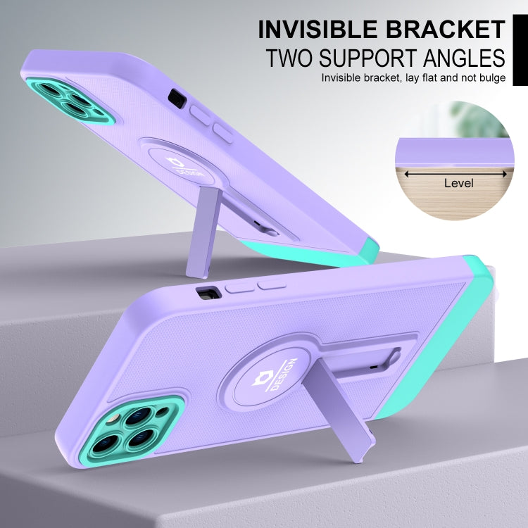 For iPhone 11 Pro Max Small Tail Holder TPU+PC Phone Case