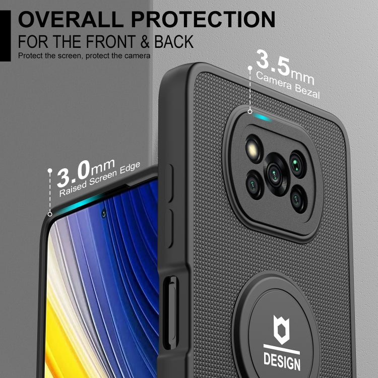 For Xiaomi Poco X3 / X3 Pro Small Tail Holder TPU+PC Phone Case