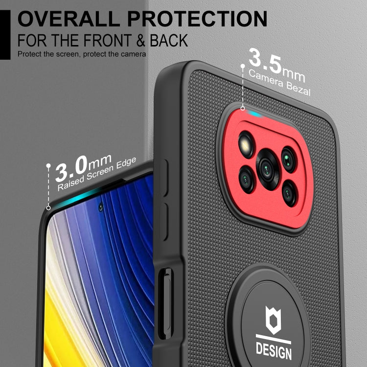 For Xiaomi Poco X3 / X3 Pro Small Tail Holder TPU+PC Phone Case