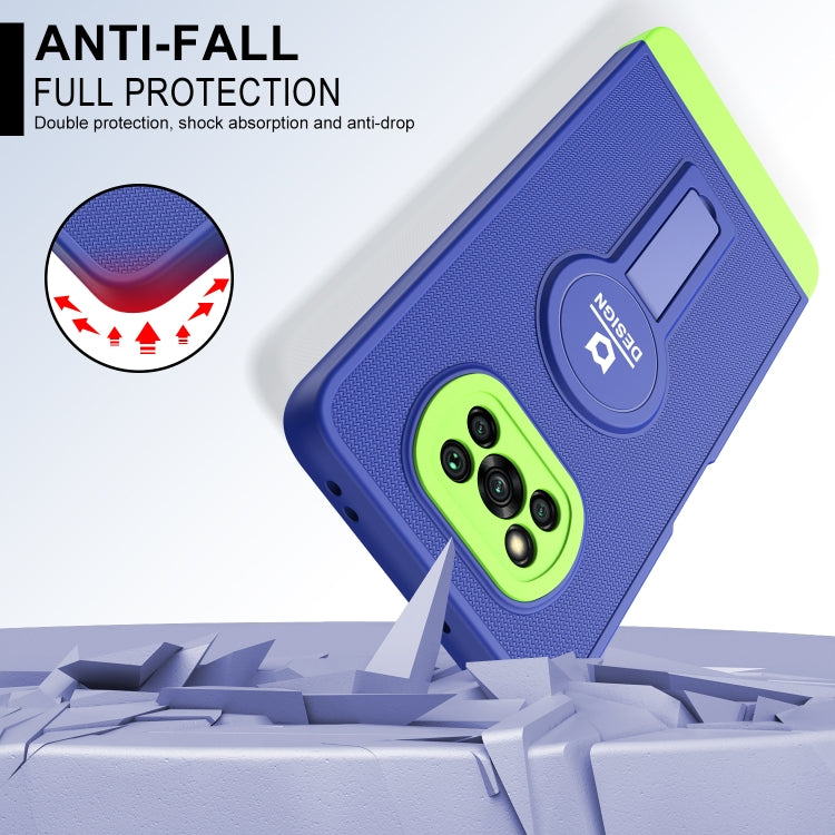 For Xiaomi Poco X3 / X3 Pro Small Tail Holder TPU+PC Phone Case