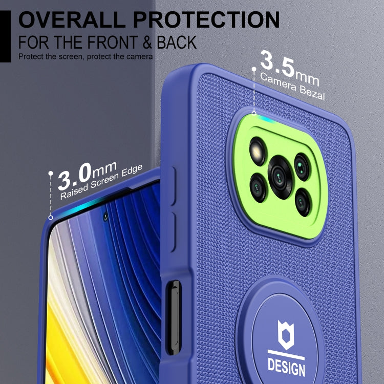 For Xiaomi Poco X3 / X3 Pro Small Tail Holder TPU+PC Phone Case