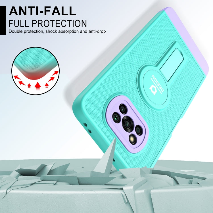 For Xiaomi Poco X3 / X3 Pro Small Tail Holder TPU+PC Phone Case