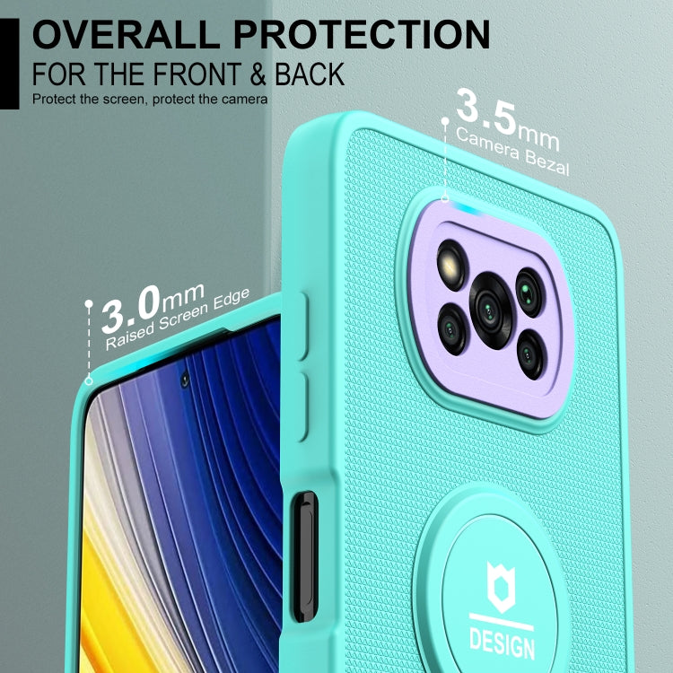 For Xiaomi Poco X3 / X3 Pro Small Tail Holder TPU+PC Phone Case