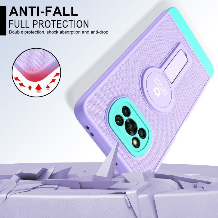 For Xiaomi Poco X3 / X3 Pro Small Tail Holder TPU+PC Phone Case