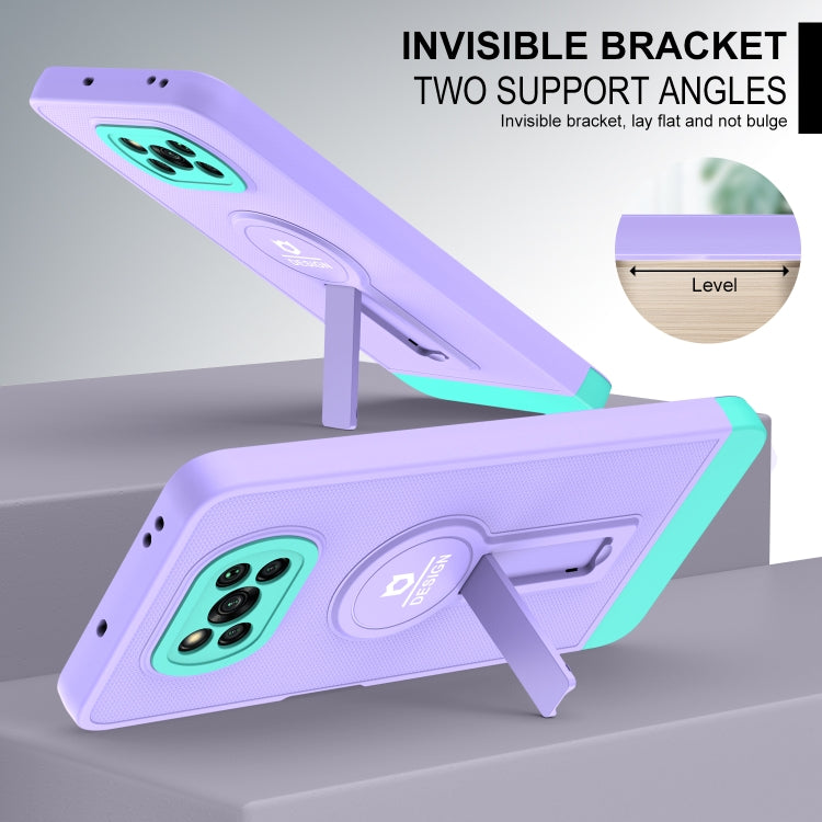 For Xiaomi Poco X3 / X3 Pro Small Tail Holder TPU+PC Phone Case