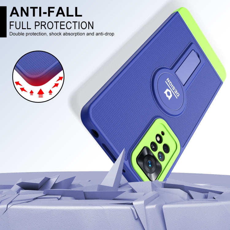 For Xiaomi Redmi Note 11 4G 2022 / Note 11S Small Tail Holder TPU+PC Phone Case