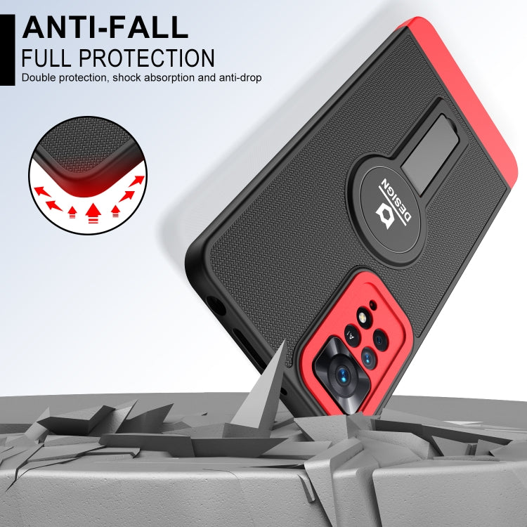 For Xiaomi Redmi Note 11 Pro 2022 4G / 5G Small Tail Holder TPU+PC Phone Case