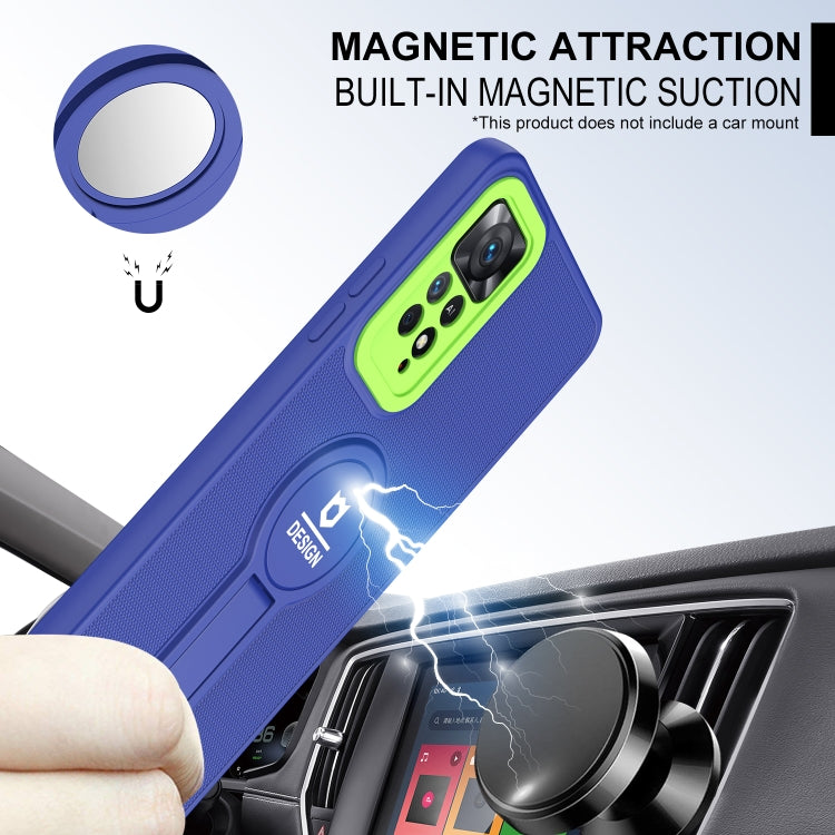 For Xiaomi Redmi Note 11 Pro 2022 4G / 5G Small Tail Holder TPU+PC Phone Case