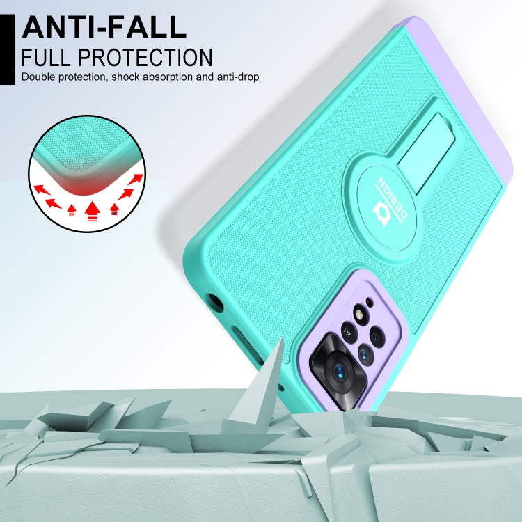 For Xiaomi Redmi Note 11 Pro 2022 4G / 5G Small Tail Holder TPU+PC Phone Case