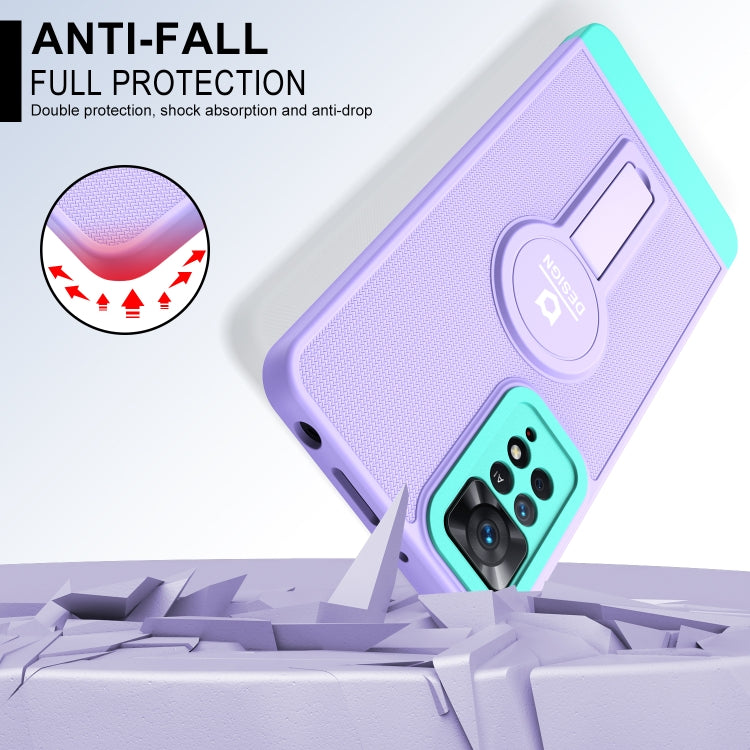 For Xiaomi Redmi Note 11 Pro 2022 4G / 5G Small Tail Holder TPU+PC Phone Case