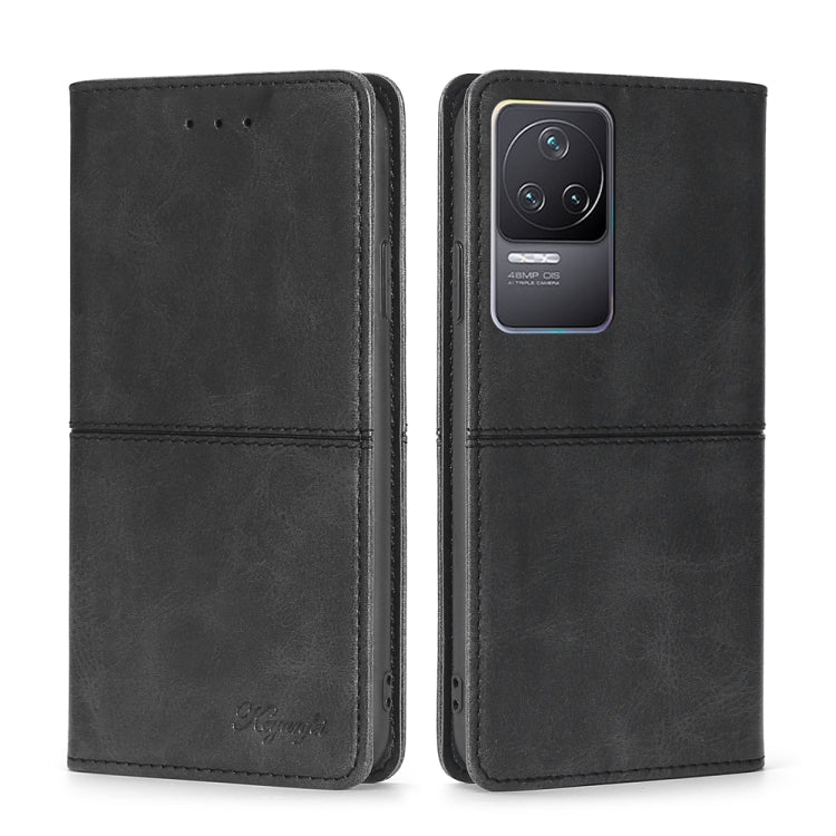 For Xiaomi Redmi K50/K50 Pro Cow Texture Magnetic Horizontal Flip Leather Phone Case