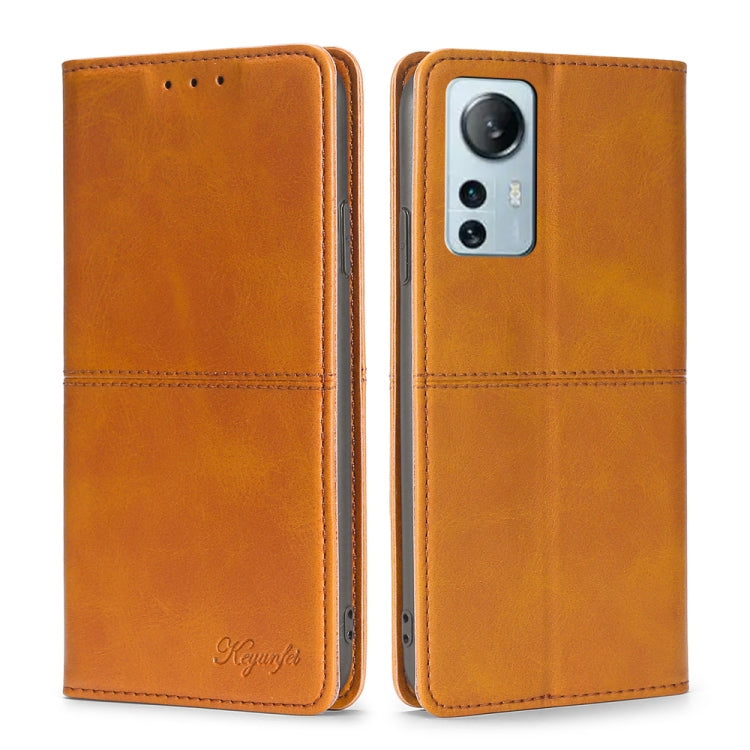 For Xiaomi 12 Lite Cow Texture Magnetic Horizontal Flip Leather Phone Case