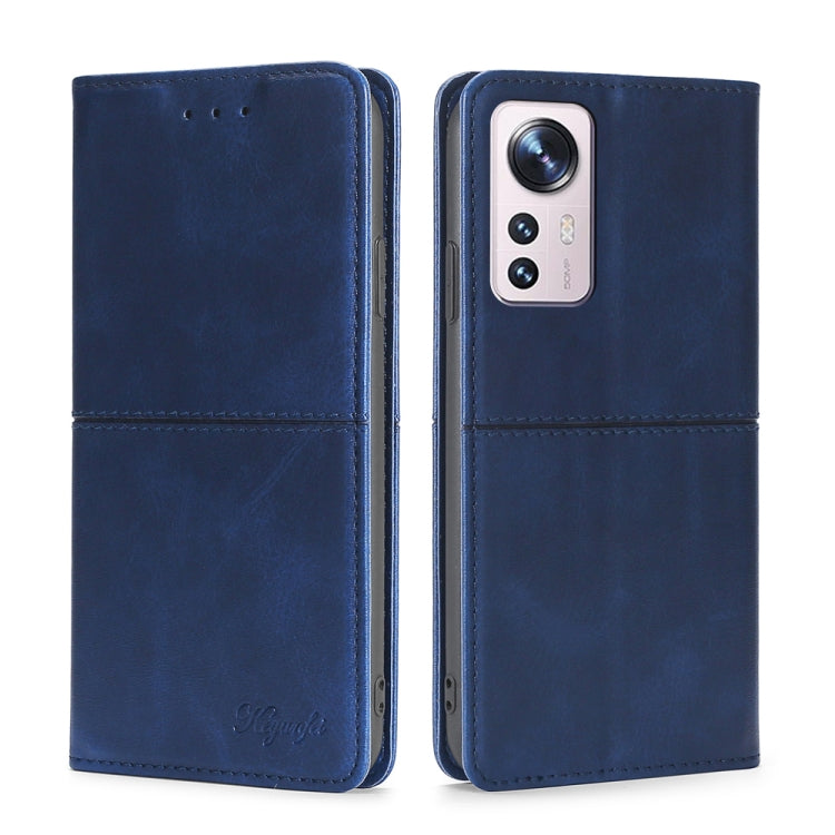 For Xiaomi 12 Pro Cow Texture Magnetic Horizontal Flip Leather Phone Case