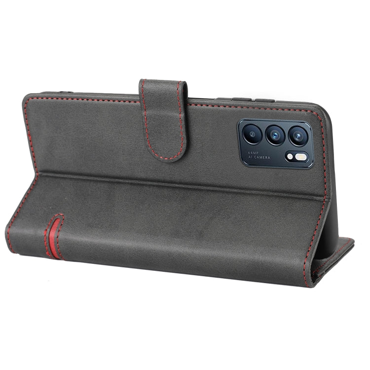 For OPPO Reno6 5G Classic Wallet Flip Leather Phone Case