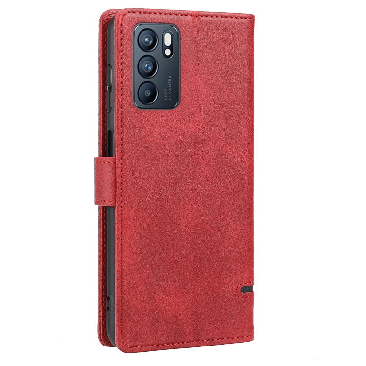 For OPPO Reno6 5G Classic Wallet Flip Leather Phone Case