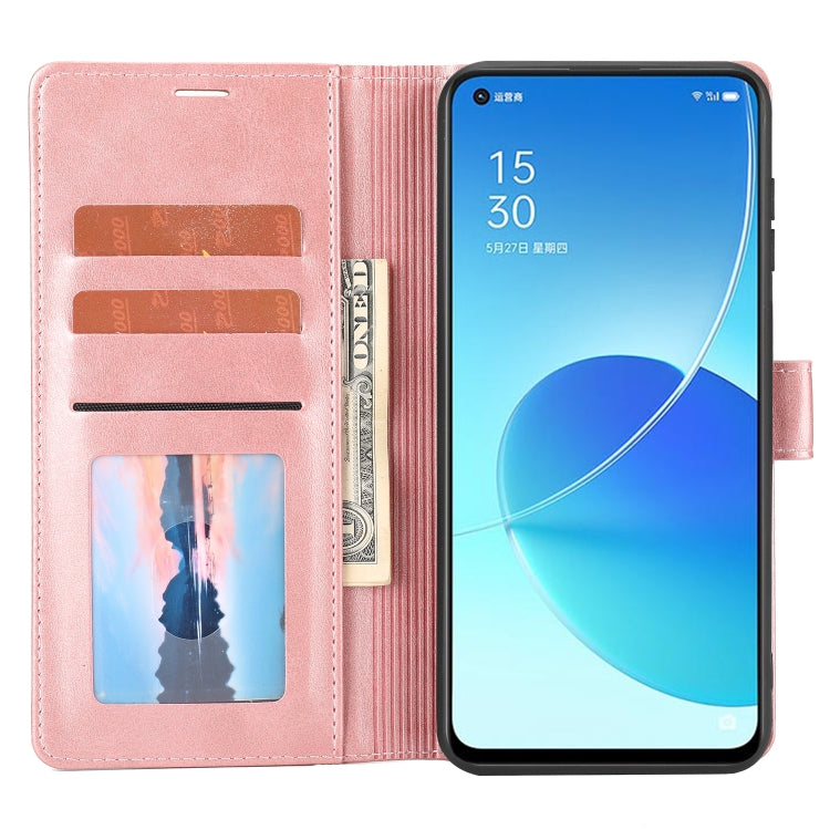 For OPPO Reno6 5G Classic Wallet Flip Leather Phone Case