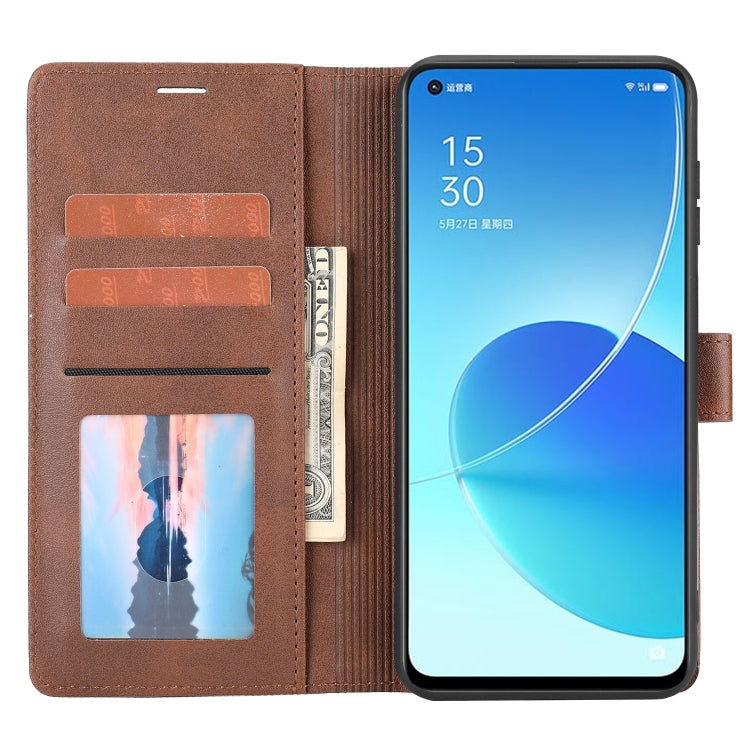For OPPO Reno6 5G Classic Wallet Flip Leather Phone Case
