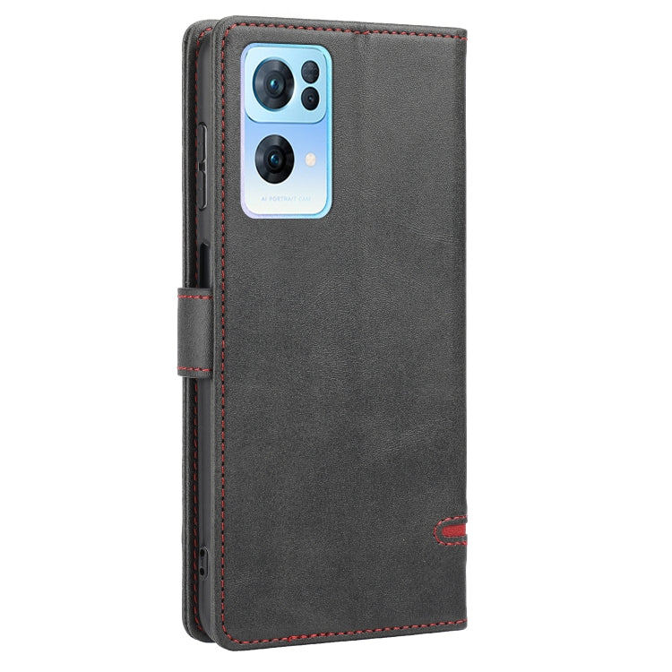 For OPPO Reno7 Pro Classic Wallet Flip Leather Phone Case