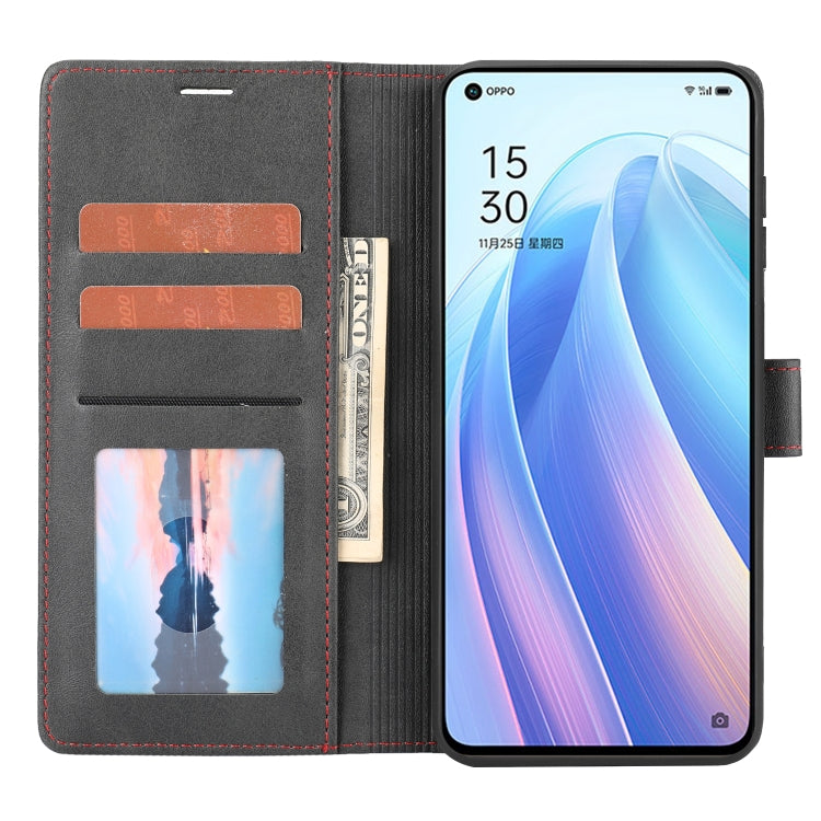 For OPPO Reno7 Pro Classic Wallet Flip Leather Phone Case