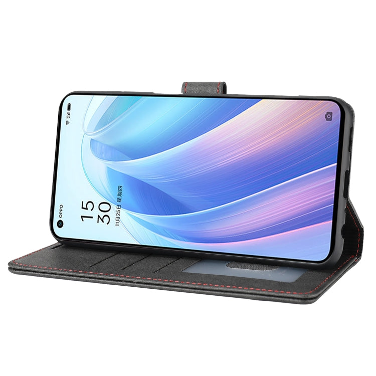 For OPPO Reno7 Pro Classic Wallet Flip Leather Phone Case