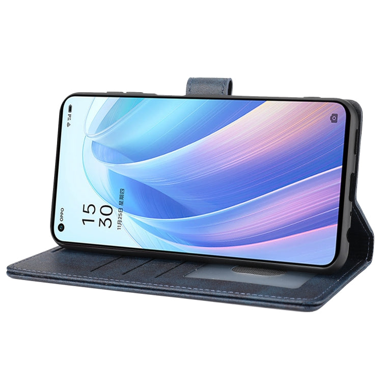 For OPPO Reno7 Pro Classic Wallet Flip Leather Phone Case