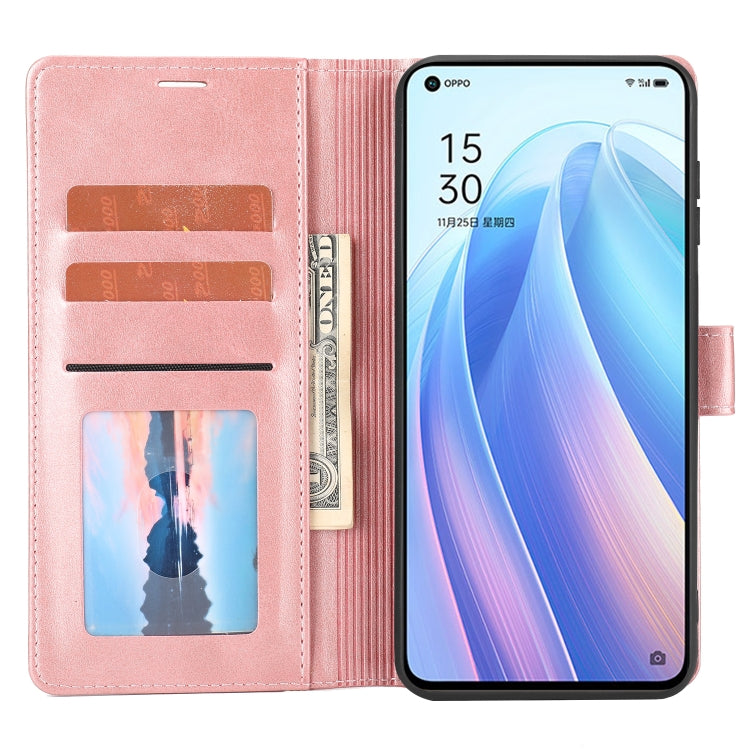 For OPPO Reno7 Pro Classic Wallet Flip Leather Phone Case