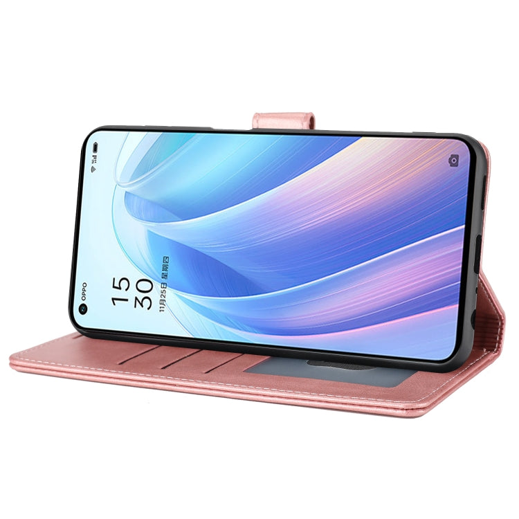 For OPPO Reno7 Pro Classic Wallet Flip Leather Phone Case