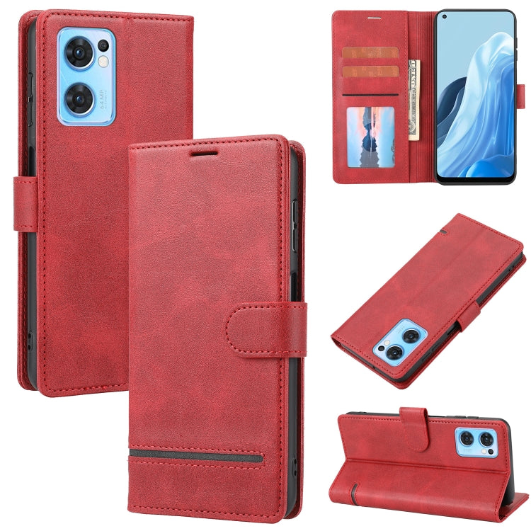 For OPPO Reno7 SE Classic Wallet Flip Leather Phone Case