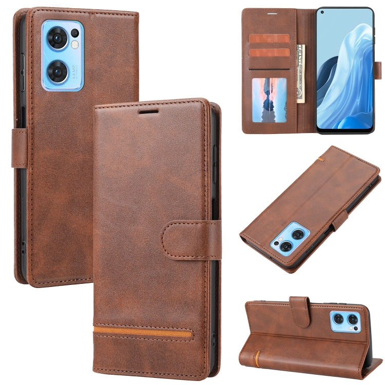 For OPPO Reno7 SE Classic Wallet Flip Leather Phone Case