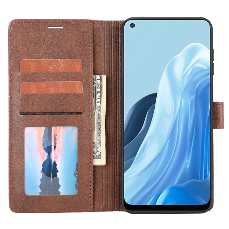 For OPPO Reno7 SE Classic Wallet Flip Leather Phone Case
