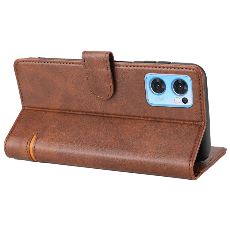For OPPO Reno7 SE Classic Wallet Flip Leather Phone Case