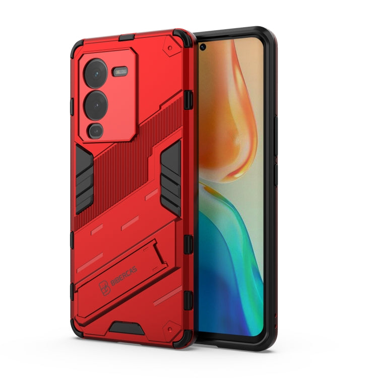 For vivo S15 Pro Punk Armor PC + TPU Phone Case with Holder